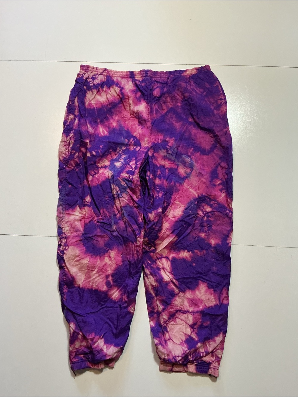 Vintage Milano Sport Tie Dye Windbreaker Nylon Multicolored Track Pants